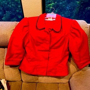 The Walt Disney Company Size 16 Red Costume Jacket